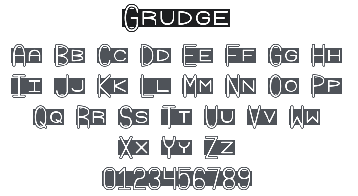 Grudge Font Family