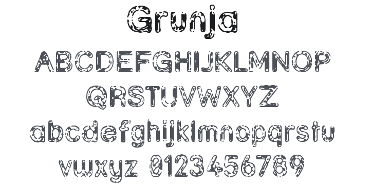 Grunja Font