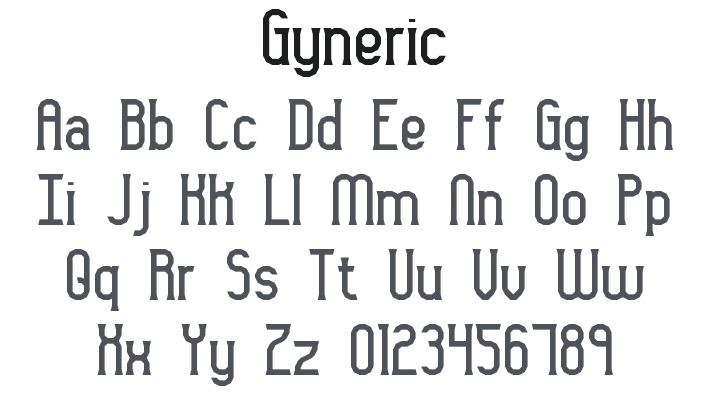 Gyneric Font Family