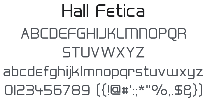 Hall Fetica Font Family