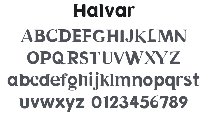 Halvar Font