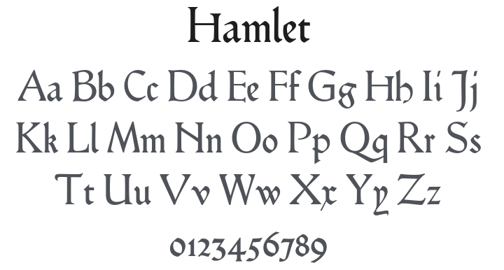 Hamlet Font Family