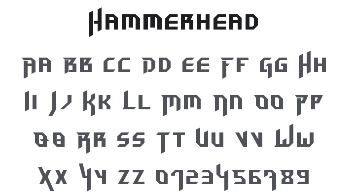 Hammerhead Font Family