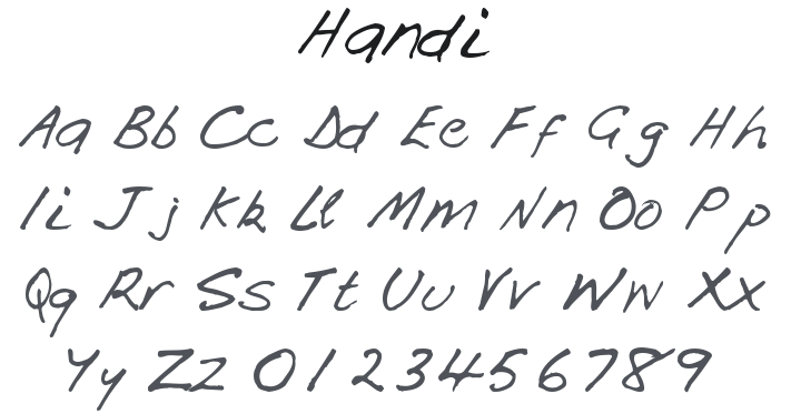 Handi Font