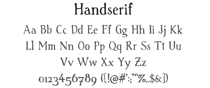 Handserif Font