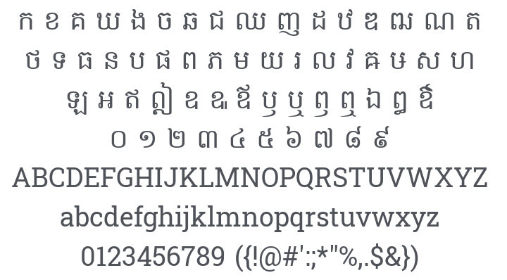 Hanuman Font Family