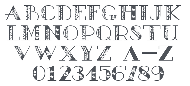 Happy Easter Font
