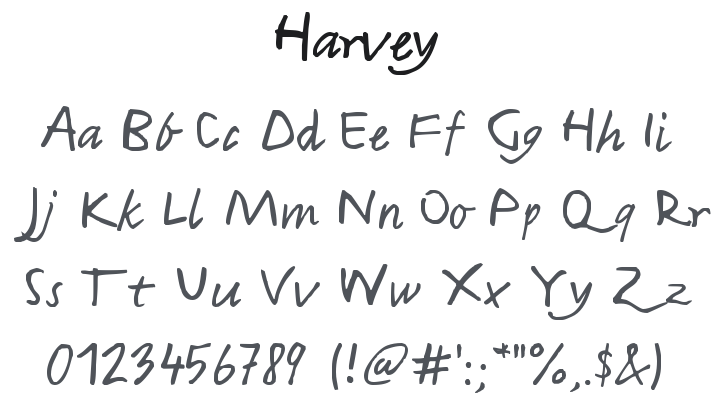 Harvey Font