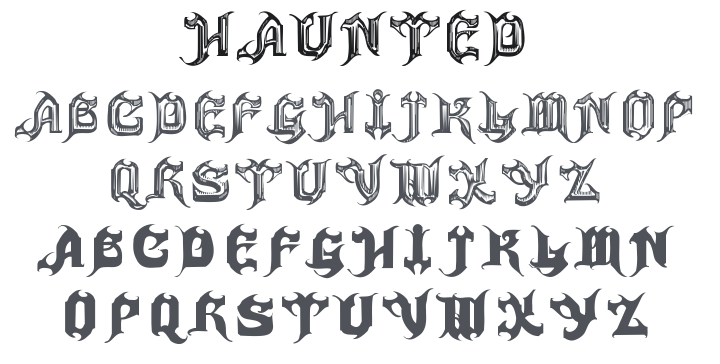 Haunted Font Family
