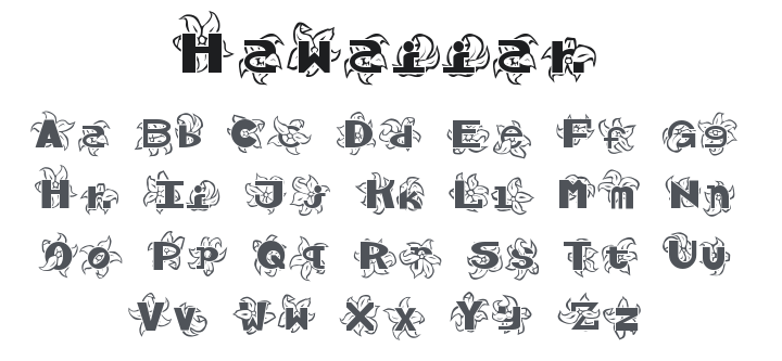 Hawaiiah Font