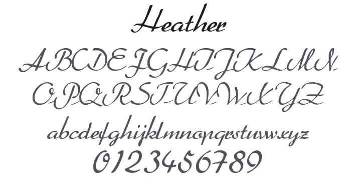 Heather Font