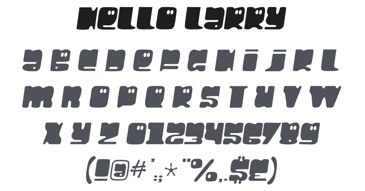 Hello Larry Font