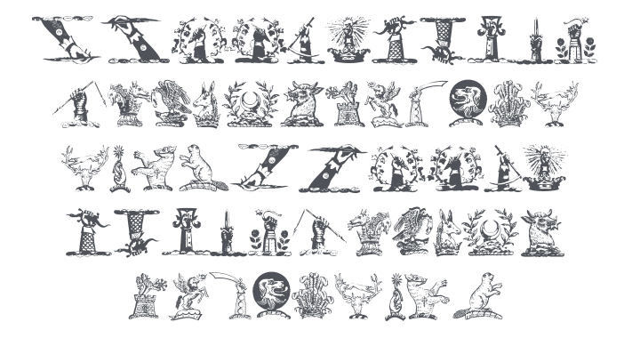Helmbusch Crest Symbols Font