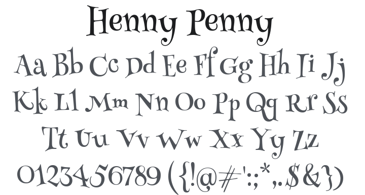 Henny Penny Font