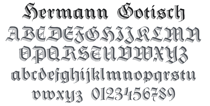 Hermann Gotisch Font