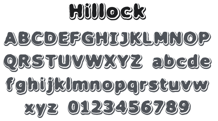 Hillock Font