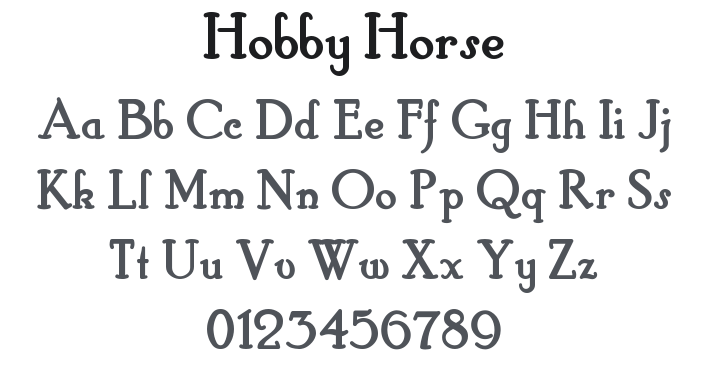 Hobby Horse Font