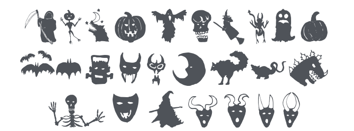 HollowWeenie Bats Font