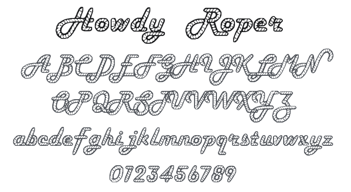Howdy Roper Font
