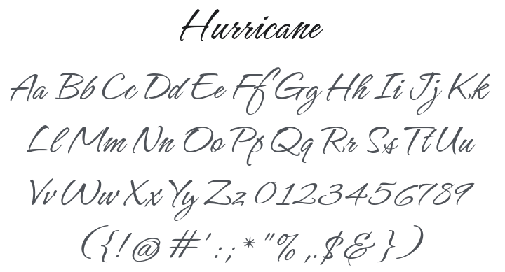 Hurricane Font