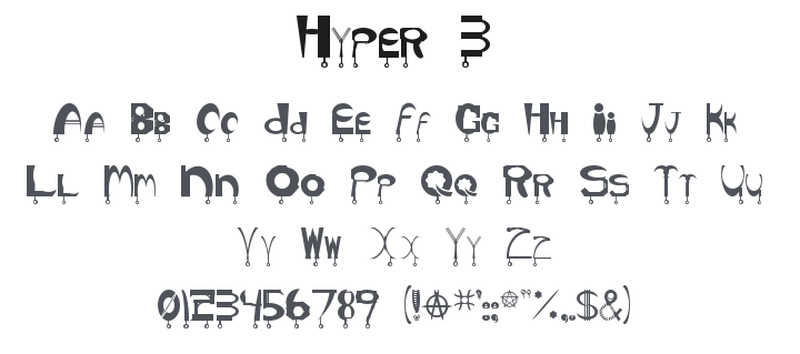 Hyper 3 Font