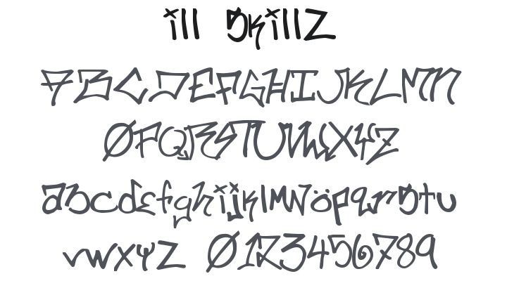Ill Skillz Font