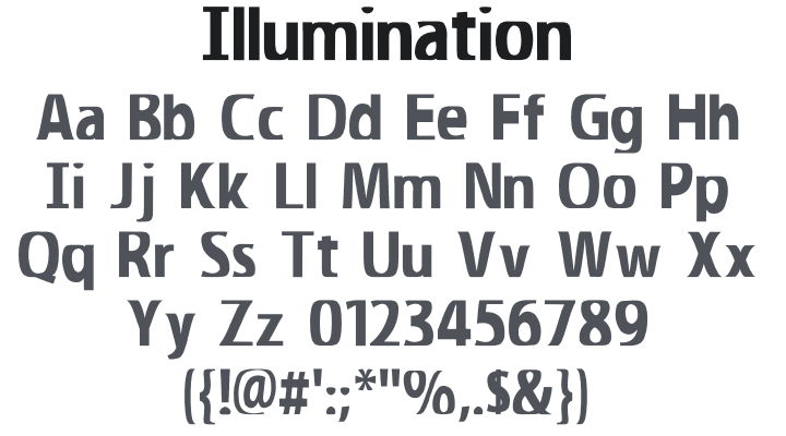 Illumination Font