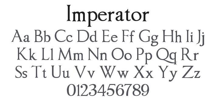 Imperator Font Family