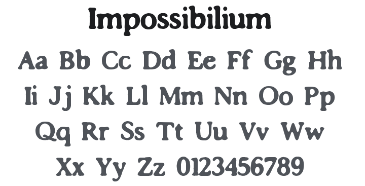 Impossibilium Font