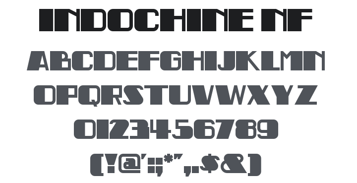 Indochine NF Font