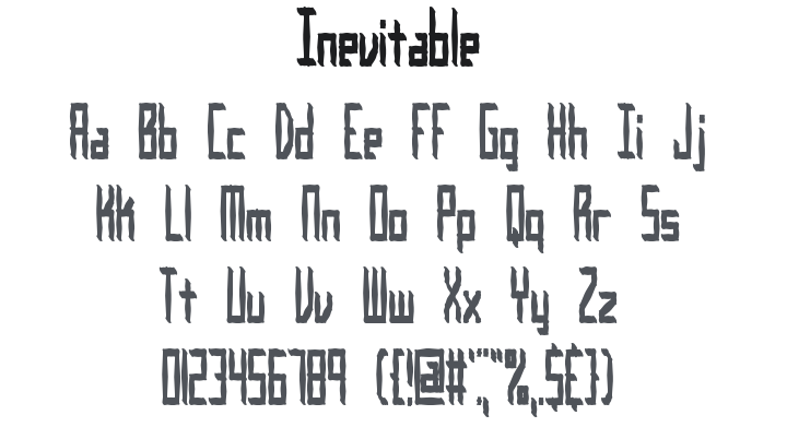 Inevitable Font