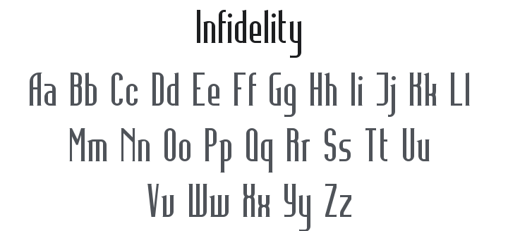 Infidelity Font