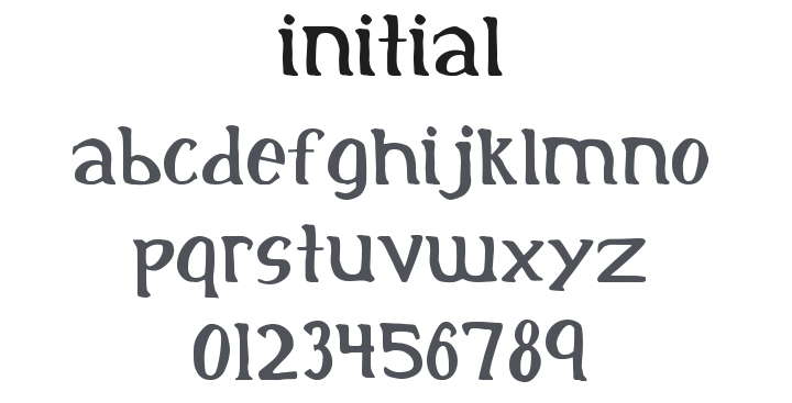 Initial Font