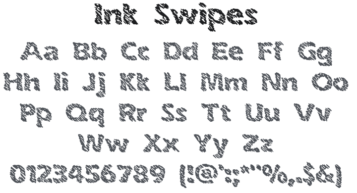 Ink Swipes Font