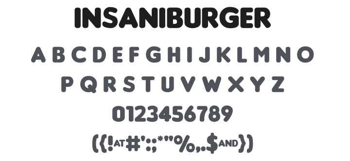 Insaniburger Font Family
