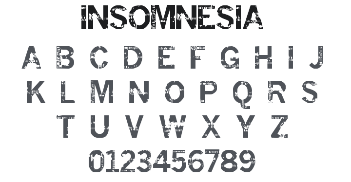 Insomnesia Font