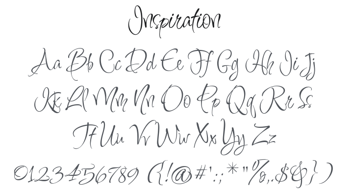 Inspiration Font