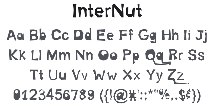 InterNut Font Family