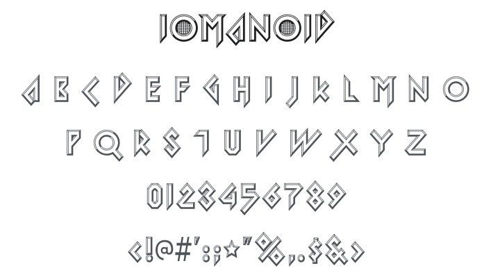 Iomanoid Font Family