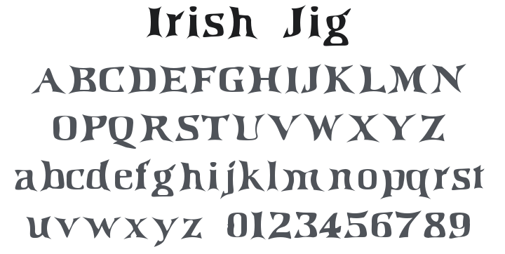 Irish Jig Font