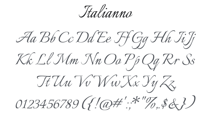 Italianno Font
