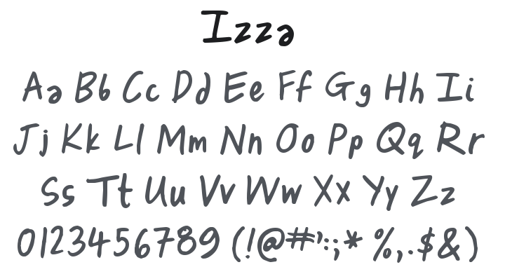 Izza Font