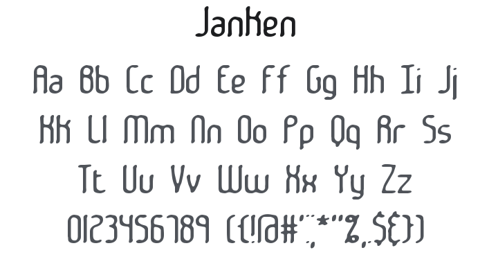 Janken Font