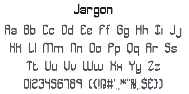 Jargon Font