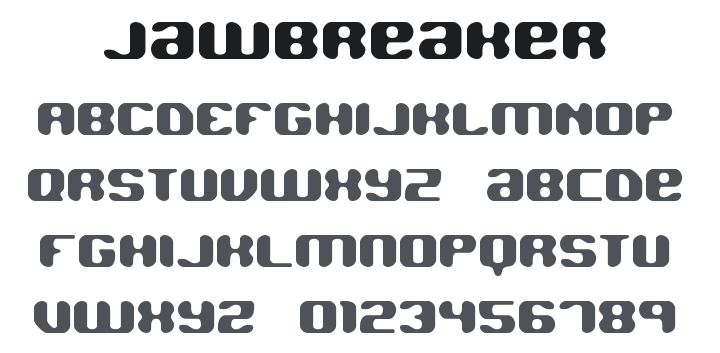 Jawbreaker Font Family