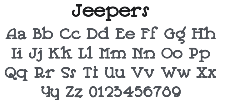 Jeepers Font