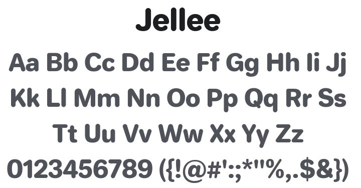 Jellee Font