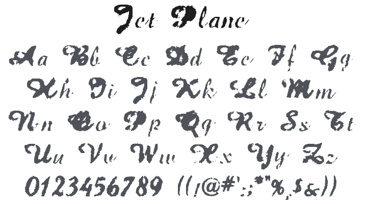 Jet Plane Font