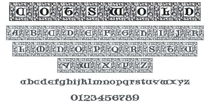 JF Cotswold Font Family