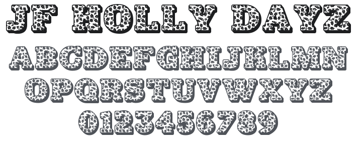 JF Holly Dayz Font